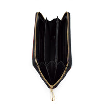 Load image into Gallery viewer, Premium Vintage USA US American Flag Print PU Leather Zip Around Wallet