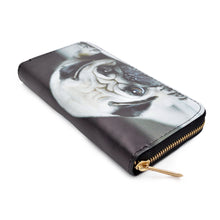 Load image into Gallery viewer, Premium Cute Pug Puppy Dog Animal Print PU Leather Zip Around Wallet