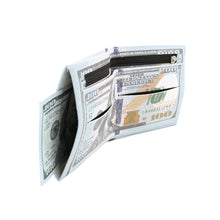 Load image into Gallery viewer, TrendsBlue Premium US Dollar USD $100 Bill Money Print PU Leather Bifold Wallet