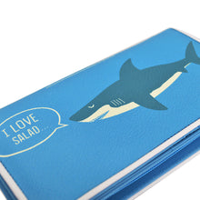 Load image into Gallery viewer, Sharkasm Shark Print PU Leather Bifold Zip Around Wallet