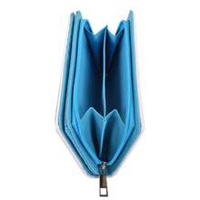 Load image into Gallery viewer, Sharkasm Shark Print PU Leather Bifold Zip Around Wallet