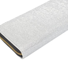 Load image into Gallery viewer, Premium Glitter Fabric Bling Continental Zip Around Wallet