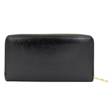 Load image into Gallery viewer, Premium Vegan Antique Leather Continental Zip Around Wallet