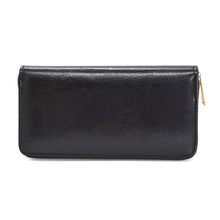 Load image into Gallery viewer, Premium Vegan Antique Leather Continental Zip Around Wallet
