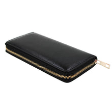 Load image into Gallery viewer, Premium Vegan Antique Leather Continental Zip Around Wallet