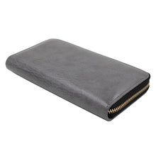 Load image into Gallery viewer, Premium Vegan Antique Leather Continental Zip Around Wallet