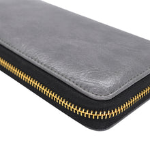 Load image into Gallery viewer, Premium Vegan Antique Leather Continental Zip Around Wallet