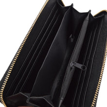 Load image into Gallery viewer, Premium Vegan Leather Snake Animal Print Continental Zip Around Wallet