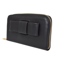 Load image into Gallery viewer, Women's Bow Front PU Leather Zip Around Wallet - Different Colors