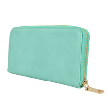 Load image into Gallery viewer, Women's Bow Front PU Leather Zip Around Wallet - Different Colors