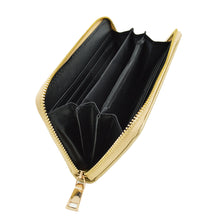 Load image into Gallery viewer, Women's Crystal Rhinestone Studded PU Leather Zip Around Wallet
