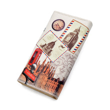 Load image into Gallery viewer, Premium UK I Love London City Print PU Leather Continental Wallet