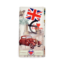Load image into Gallery viewer, Premium UK I Love London City Print PU Leather Continental Wallet
