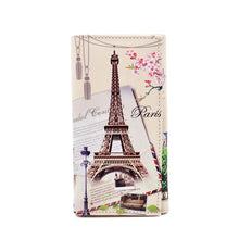 Load image into Gallery viewer, Premium France Eiffel Tower Paris City Print PU Leather Continental Wallet