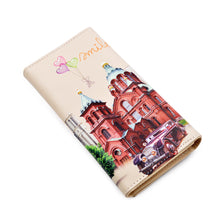 Load image into Gallery viewer, Premium France Eiffel Tower Paris City Print PU Leather Continental Wallet
