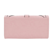 Load image into Gallery viewer, Women's Rhinestone Studded PU Leather Trifold Continental Wallet - Diff Colors