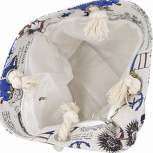 Load image into Gallery viewer, Premium Bon Voyage Ship Anchor Rudder Cotton Canvas Tote Shoulder Bag Handbag