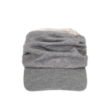 Load image into Gallery viewer, Trendy Cotton Grey 2-Tone Soft Cadet Cap Hat