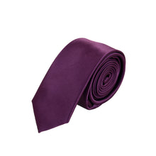 Load image into Gallery viewer, Premium Classic Solid Color 2" Skinny Necktie Neck Tie