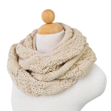 Load image into Gallery viewer, TrendsBlue Premium Winter Thick Infinity Twist Cable Knit Scarf
