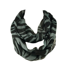 Load image into Gallery viewer, Zebra Animal Print Infinity Loop Fashion Scarf