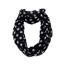 Load image into Gallery viewer, Premium Polka Dot Infinity Loop Fashion Scarf