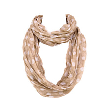 Load image into Gallery viewer, Premium Polka Dot Infinity Loop Fashion Scarf