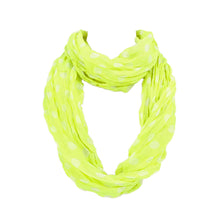 Load image into Gallery viewer, Premium Polka Dot Infinity Loop Fashion Scarf