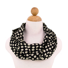 Load image into Gallery viewer, Premium Viscose Polka Dot Infinity Loop Fashion Scarf