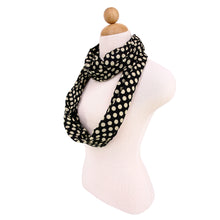 Load image into Gallery viewer, Premium Viscose Polka Dot Infinity Loop Fashion Scarf