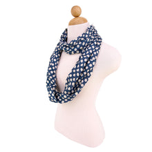 Load image into Gallery viewer, Premium Viscose Polka Dot Infinity Loop Fashion Scarf