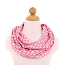 Load image into Gallery viewer, Premium Viscose Polka Dot Infinity Loop Fashion Scarf