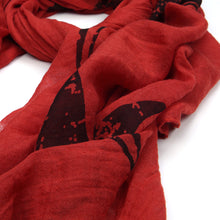 Load image into Gallery viewer, Unique Sharks Animal Print Frayed End Scarf Wrap