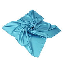 Load image into Gallery viewer, Elegant Large Silk Feel Solid Color Satin Square Scarf Wrap 36"