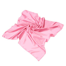 Load image into Gallery viewer, Elegant Large Silk Feel Solid Color Satin Square Scarf Wrap 36"