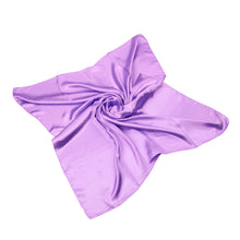 Load image into Gallery viewer, Elegant Large Silk Feel Solid Color Satin Square Scarf Wrap 36"