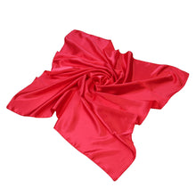 Load image into Gallery viewer, Elegant Large Silk Feel Solid Color Satin Square Scarf Wrap 36"