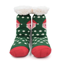 Load image into Gallery viewer, Extra Thick Christmas Themed Thermal Fleece-lined Knitted Plush Winter Socks