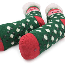 Load image into Gallery viewer, Extra Thick Christmas Themed Thermal Fleece-lined Knitted Plush Winter Socks