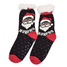 Load image into Gallery viewer, Extra Thick Christmas Themed Thermal Fleece-lined Knitted Plush Winter Socks