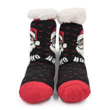 Load image into Gallery viewer, Extra Thick Christmas Themed Thermal Fleece-lined Knitted Plush Winter Socks