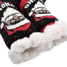 Load image into Gallery viewer, Extra Thick Christmas Themed Thermal Fleece-lined Knitted Plush Winter Socks