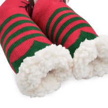 Load image into Gallery viewer, Extra Thick Christmas Themed Thermal Fleece-lined Knitted Plush Winter Socks