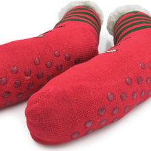 Load image into Gallery viewer, Extra Thick Christmas Themed Thermal Fleece-lined Knitted Plush Winter Socks