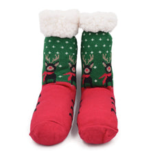 Load image into Gallery viewer, Extra Thick Christmas Themed Thermal Fleece-lined Knitted Plush Winter Socks