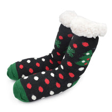 Load image into Gallery viewer, Extra Thick Christmas Themed Thermal Fleece-lined Knitted Plush Winter Socks