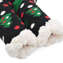 Load image into Gallery viewer, Extra Thick Christmas Themed Thermal Fleece-lined Knitted Plush Winter Socks