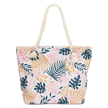 Load image into Gallery viewer, Premium Large Leaves Print Cotton Canvas Tote Shoulder Bag Handbag
