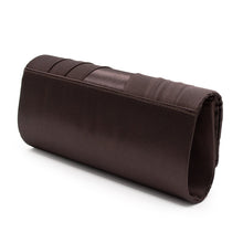 Load image into Gallery viewer, Elegant Classic Solid Satin Pleated Satin Flap Clutch Evening Bag Handbag
