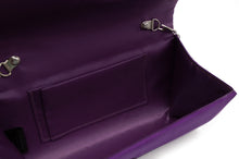 Load image into Gallery viewer, Elegant Classic Solid Satin Pleated Satin Flap Clutch Evening Bag Handbag
